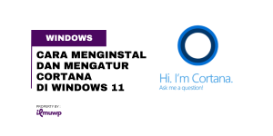 Cara Menginstal dan Mengatur Cortana