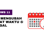 Cara Mengubah Format Waktu & Tanggal